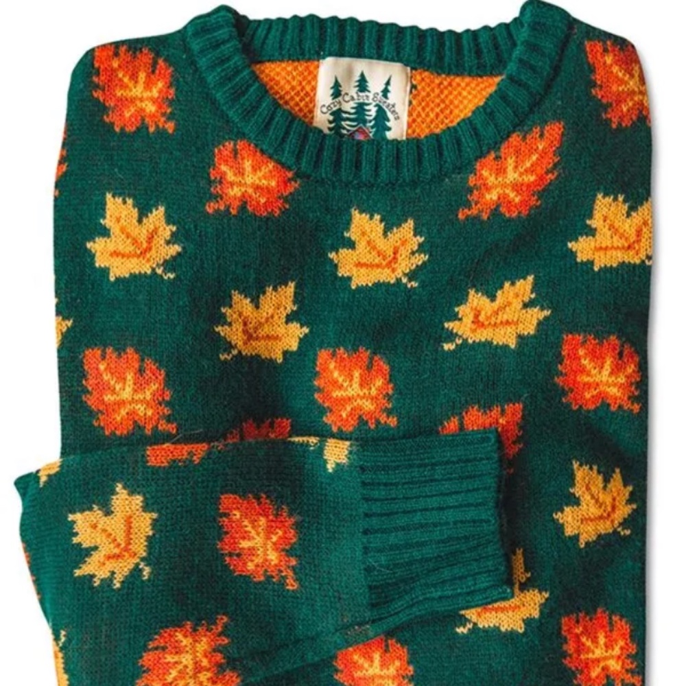 Kiel James Patrick Leaf Sweater